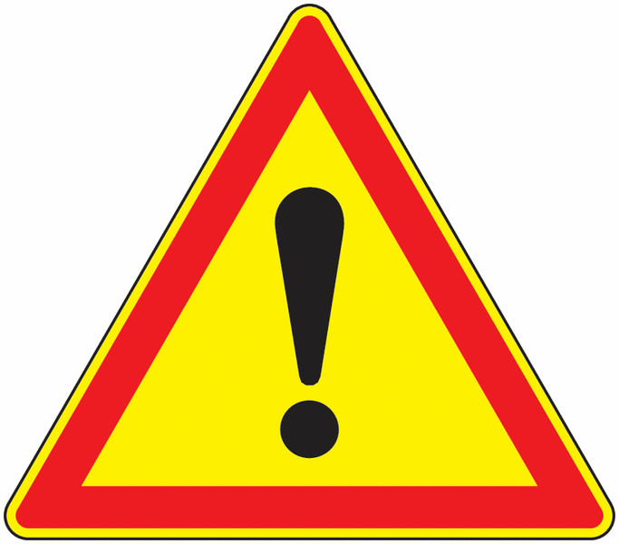 Panneau attention